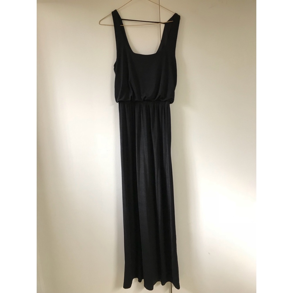 Black maxi dress